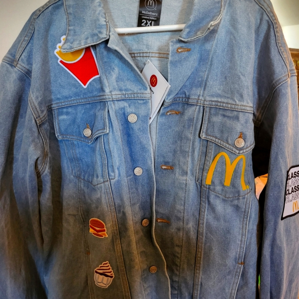 Ubereats McDonalds Jean Jacket